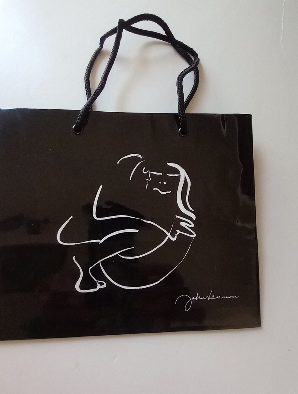 Vintage Johm Lennon BAG ONE petite Swag Bag